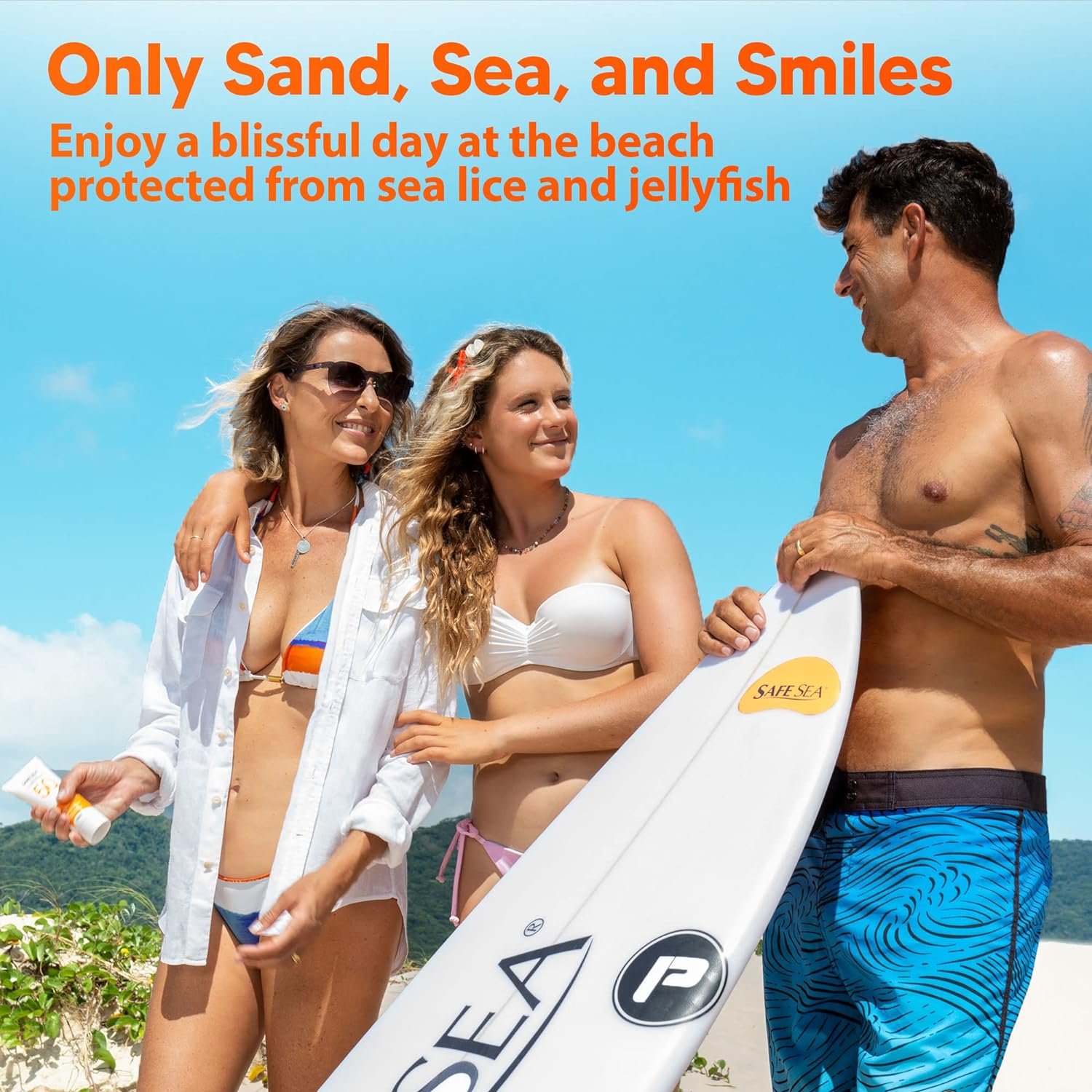 סייף סי SAFE SEA קרם הגנה נגד מדוזות קרם הגנה נגד מדוזות